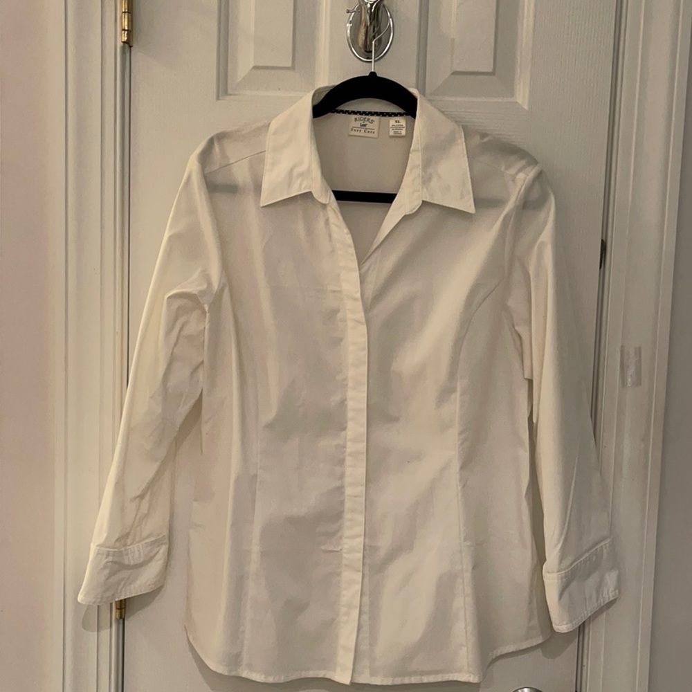 White button down shirt